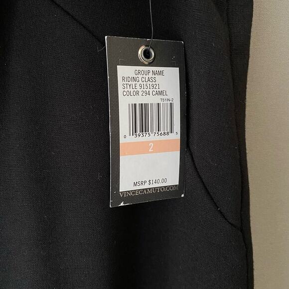 Vince Camuto sz 2 black tan sheath mini dress NWT‎ - Picture 4 of 8